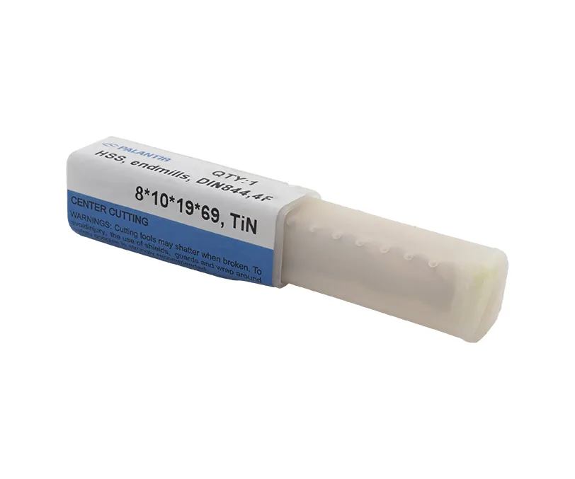 Фреза концевая (PALANTIR) из быстрорежущей стали EMP-4F-8x69-HSS-TiN, арт. 00098146: фото 3