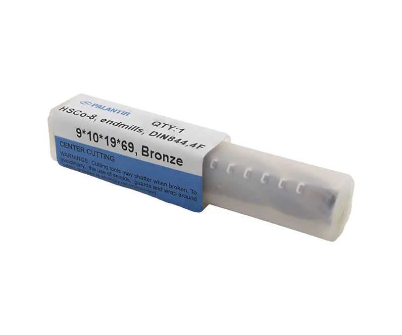Фреза концевая (PALANTIR) из быстрорежущей стали EMP-4F-9x69-HSCo-8-BR, арт. 00098164: фото 3