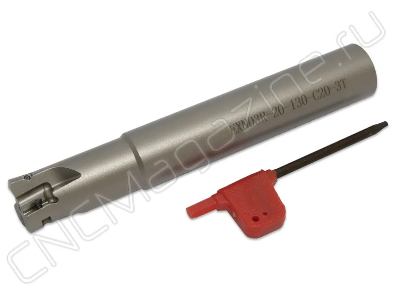 высокоскоростная фреза со сменными пластинами 21362 CNCM EXN03R-20-130-C20-3T
