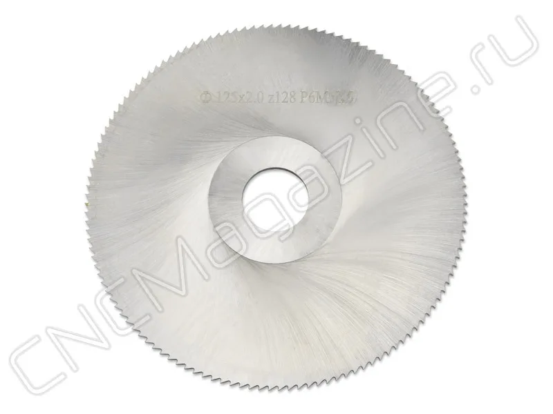Фреза дисковая отрезная 125х22х2.0 z128 Р6М5К5 ГОСТ 2679-93 CNCM, арт. 23705