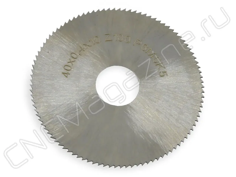 Фреза дисковая отрезная 40х10х0.4 z100 Р6М5К5 ГОСТ 2679-93 CNCM, арт. 23637