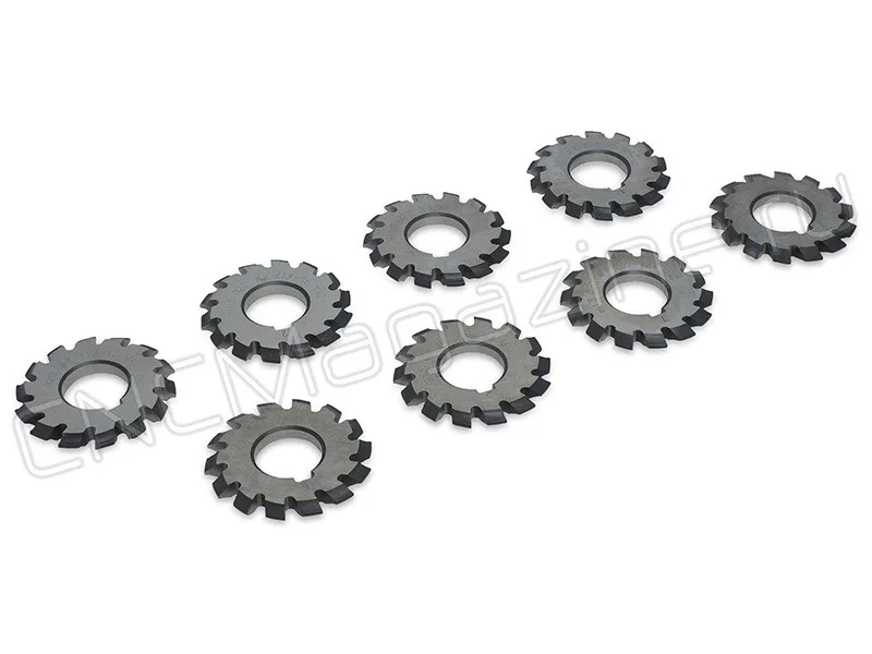 Фреза модульная М5 100х27 Р6М5К8 (комплект 8 шт) CNCM, арт. 23613