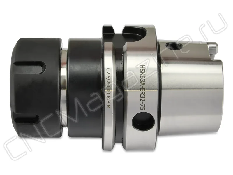 Цанговый патрон DIN6499 CNCM HSK63A-ER32-75, арт. 09427