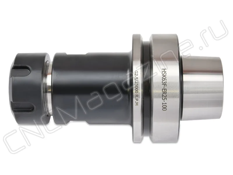 Цанговый патрон DIN6499 CNCM HSK63F-ER25-100, арт. 11316