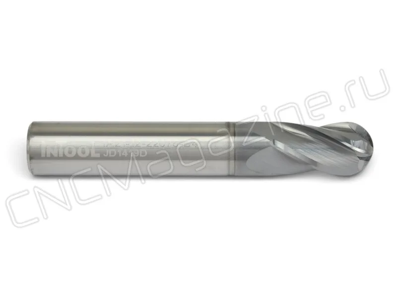 фреза сферическая твердосплавная Intool IA21-12-22075-B4, арт. 13528