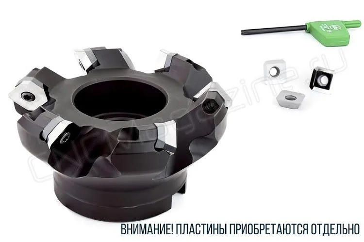 фреза насадная со сменными пластинами Intool IF11-45.13B40.125.08, арт. 14181