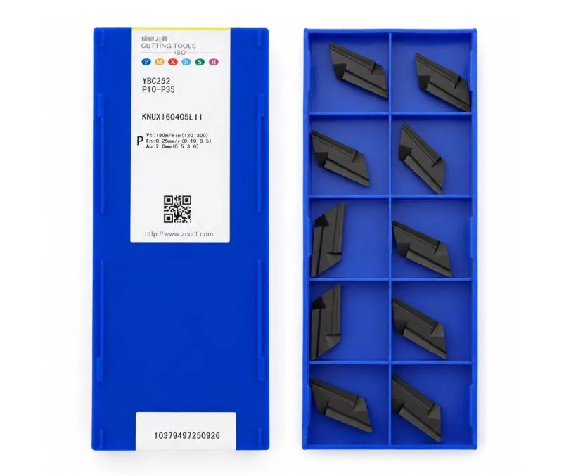 Пластина токарная для точения ZCC CT KNUX160405L11-YBC252, арт. 00126668: фото 2