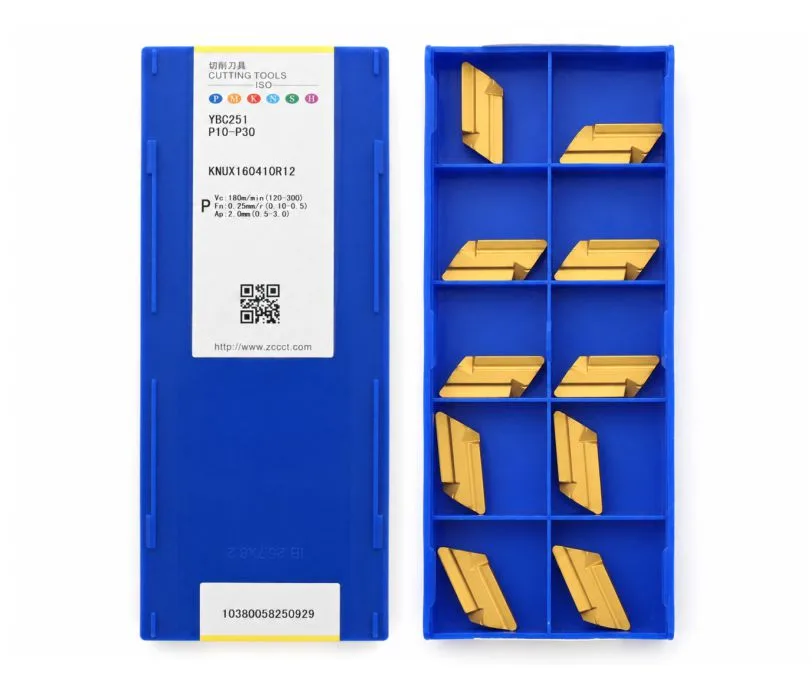 Пластина токарная для точения ZCC CT KNUX160410R12-YBC251, арт. 00126671: фото 2