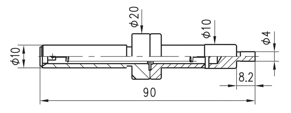 Кромкоискатель (краеискатель) механический CE430, немагнитный (OLICNC), арт. 00112460: фото 3