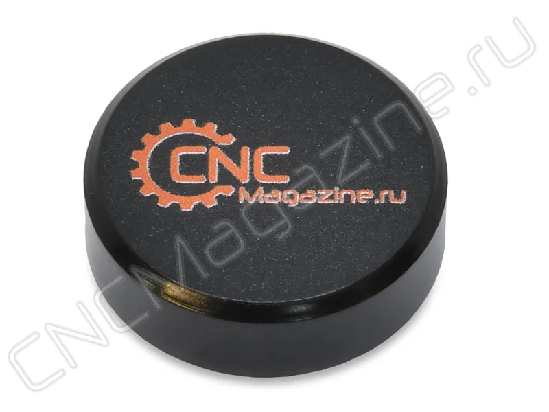 Магнит для станка и доски, d 30 мм, черный, Cncmagazine, 1 шт., арт. 29677