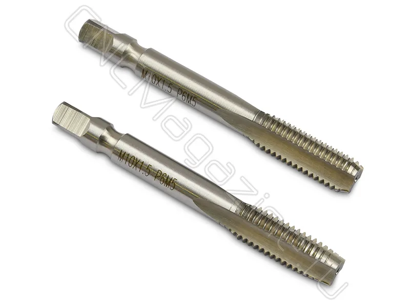 Метчик машинно-ручной М10х1.5 осн, HSS ГОСТ 3266-81 (компл 2 шт) CNCM, арт. 19774