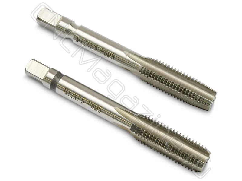 Метчик машинно-ручной М12х1.5 HSS ГОСТ 3266-81 (компл 2 шт) CNCM, арт. 19777