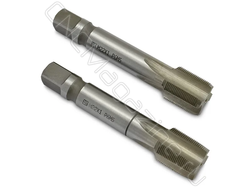 Метчик машинно-ручной М22х1.0 HSS ГОСТ 3266-81 (компл 2 шт) CNCM, арт. 19791