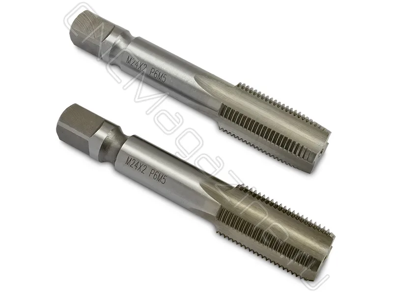 Метчик машинно-ручной М24х2.0 HSS ГОСТ 3266-81 (компл 2 шт) CNCM, арт. 19795