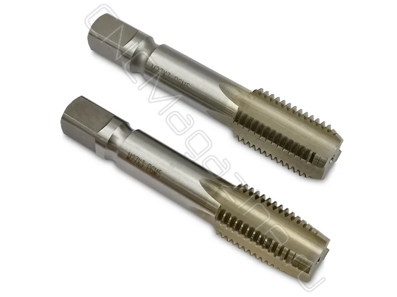 Метчик машинно-ручной М27х3.0 осн, HSS ГОСТ 3266-81 (компл 2 шт) CNCM, арт. 19800