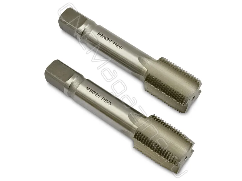Метчик машинно-ручной М30х2.0 HSS ГОСТ 3266-81 (компл 2 шт) CNCM, арт. 19802