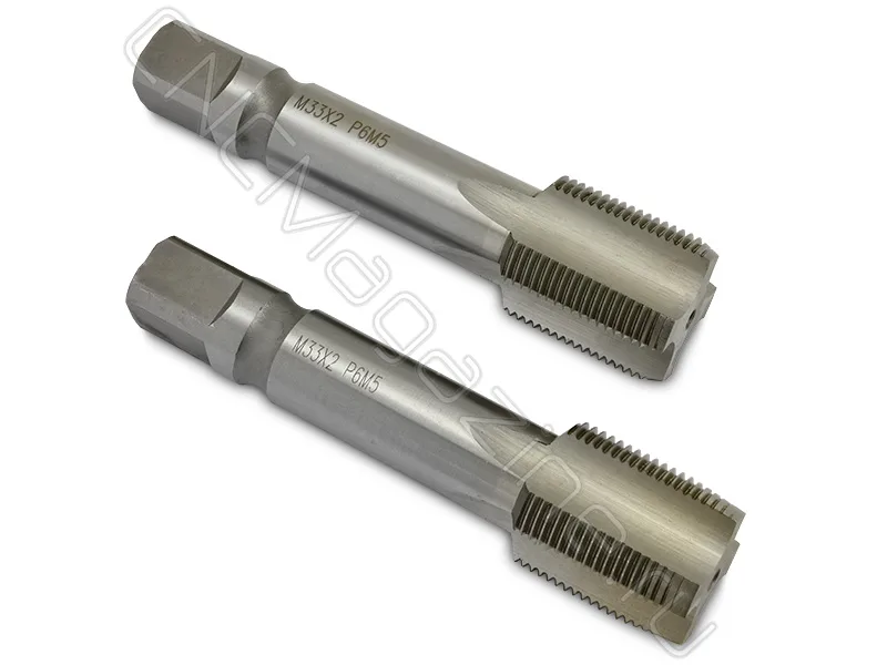 Метчик машинно-ручной М33х2.0 HSS ГОСТ 3266-81 (компл 2 шт) CNCM, арт. 19805