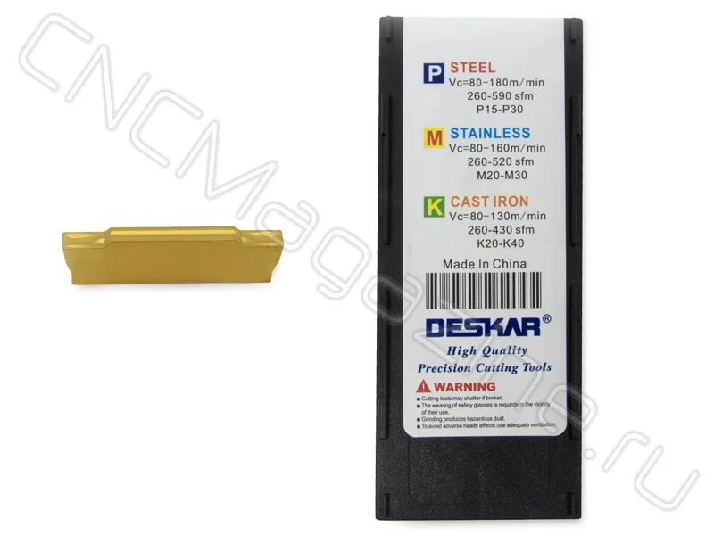 MGMN200-G LF9018 пластина для отрезки и точения канавок DESKAR, арт. 25809