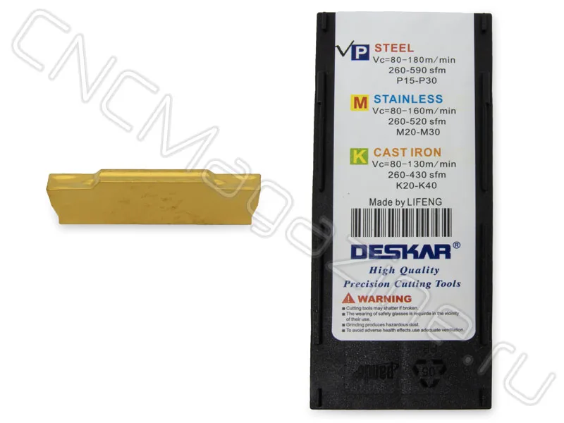 MGMN250-G LF9018 пластина для отрезки и точения канавок DESKAR, арт. 25811