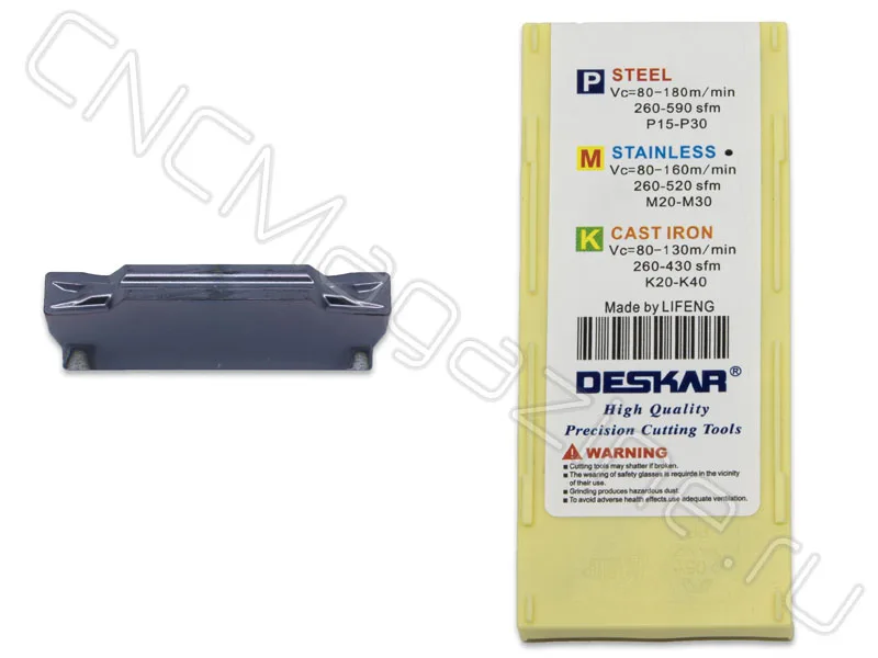 MGMN400-T LF6018 пластина для отрезки и точения канавок DESKAR, арт. 25822