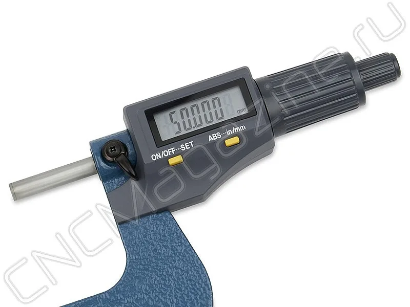 Микрометр цифровой МКЦ 50-75 мм, 2-3ʺ, 0,001 мм, 0,00005ʺ Intool, арт. 15070: фото 3