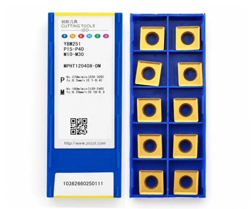Пластина фрезерная ZCC CT MPHT120408-DM-YBM251, арт. 00126824: фото 2