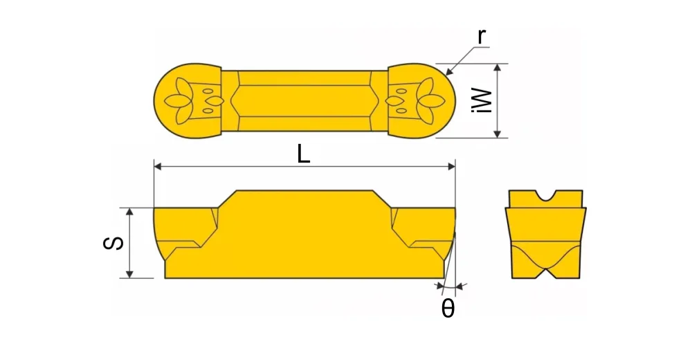 Пластина отрезная, канавочная HADSTO MRMN600-M-HS8123, арт. 00090007