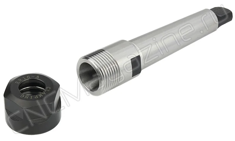 цанговый патрон с конусом Морзе №2 с лапкой CNCM MTA2-ER16-40L, арт. 23503