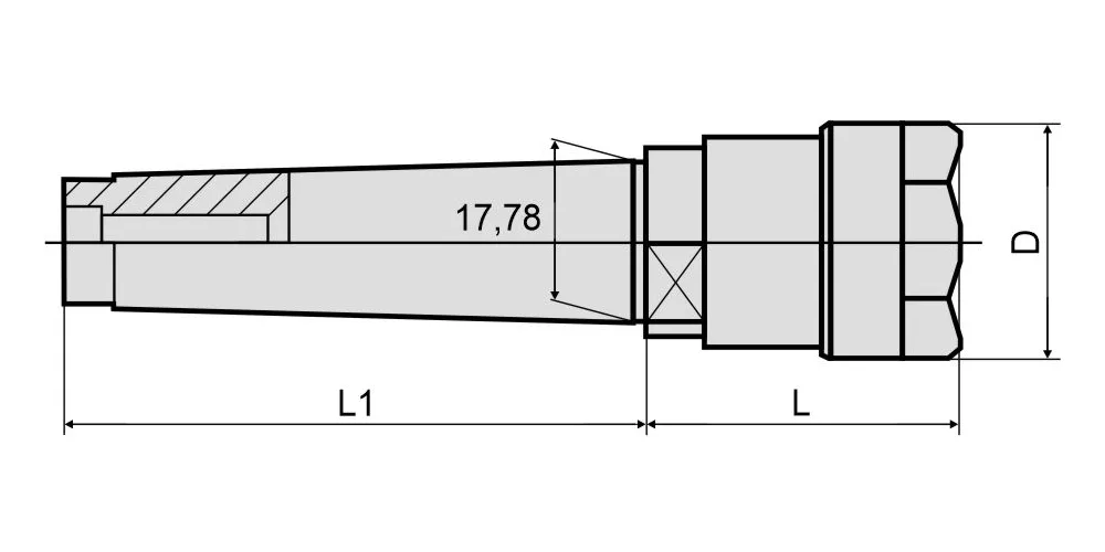 Патрон цанговый ZEGYO MTB2-ER20, арт. 00085843: фото 3