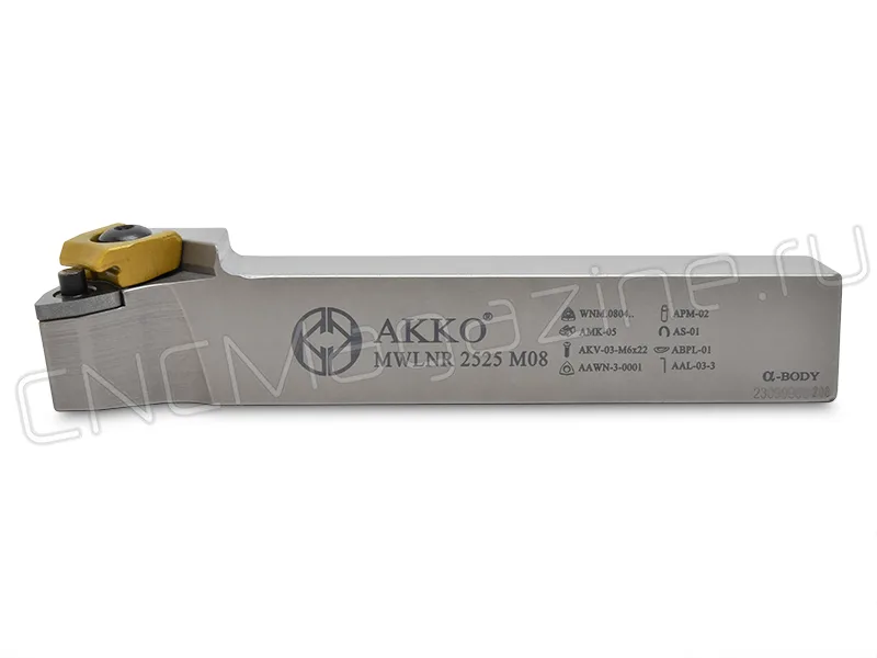 резец для наружного точения 26235 AKKO MWLNR2525M08