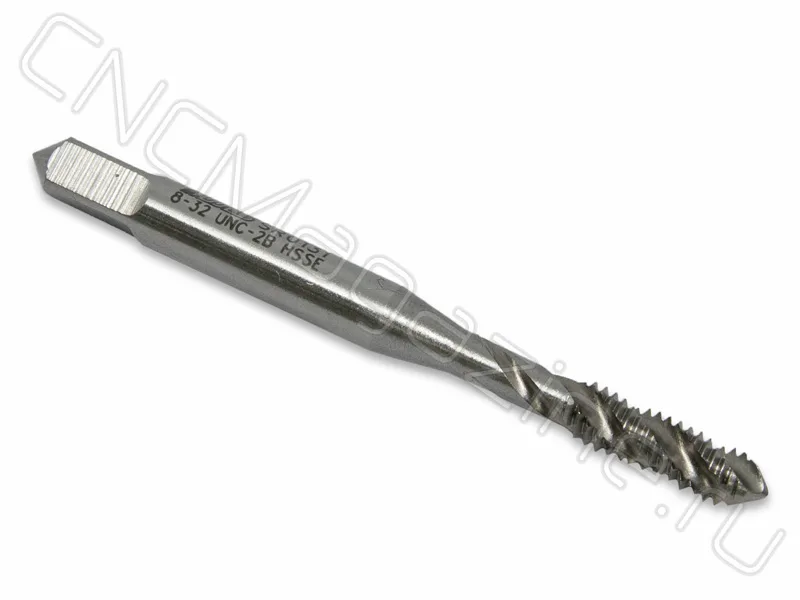 Метчик N8-32 UNC HSS-E 6H спиральная канавка 38° (W02UNC832) WILSON, арт. 05116
