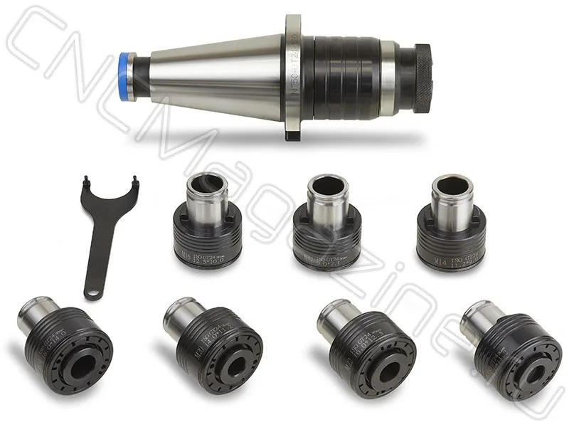 NT50-GT24-7 pcs Быстросменный резьбонарезной патрон с компенсацией по длине (набор) CNCM, арт. 23093