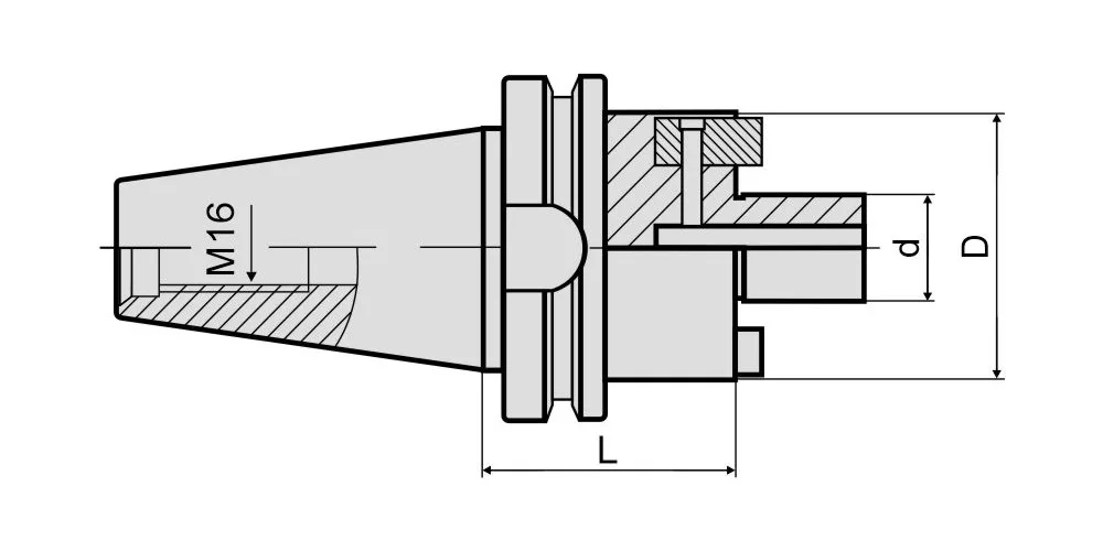 Оправка для насадных фрез BT40-FMB22-100 MAS 403 MetalCraft, арт. 00138510: фото 2