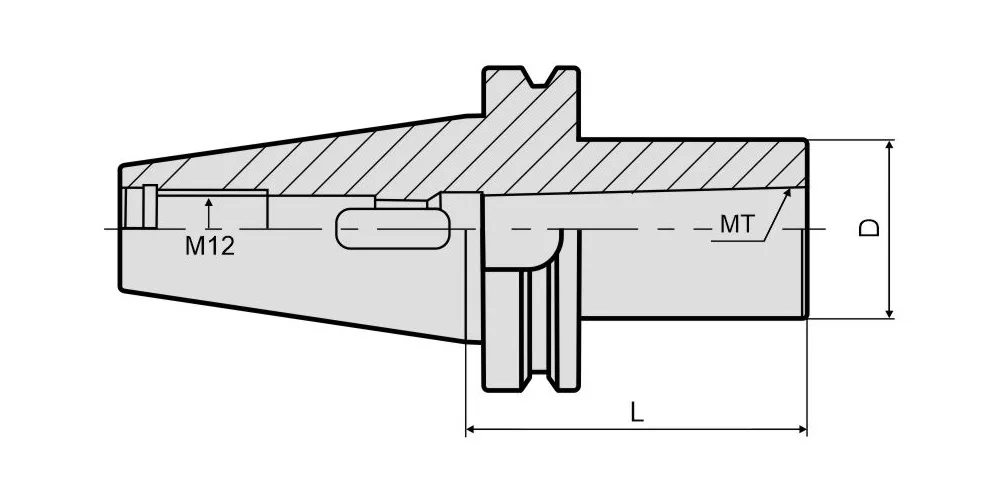Патрон сверлильный под конус Морзе BT30-MTA3-080 MAS 403 Zegyo, арт. 00087445: фото 3