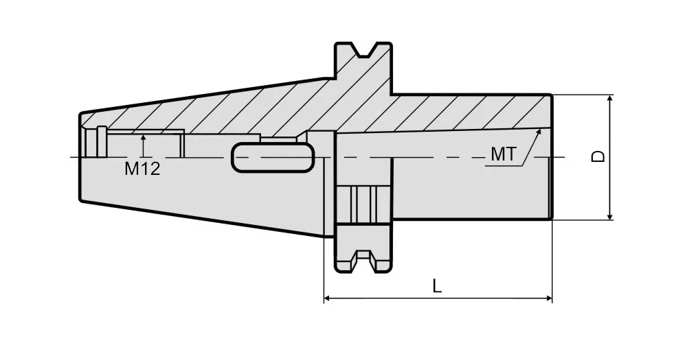 Патрон сверлильный под конус Морзе SK30-MTA2-060 DIN69871 Zegyo, арт. 00083562: фото 3