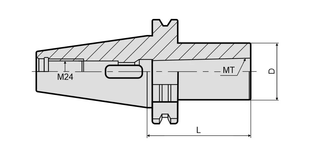 Патрон сверлильный под конус Морзе SK50-MTA3-065 DIN69871 Zegyo, арт. 00060865: фото 3