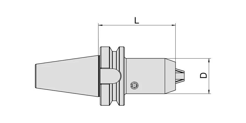 Патрон сверлильный прецизионный BT40-CPU13-90 MAS 403 MetalCraft, арт. 00096088: фото 2