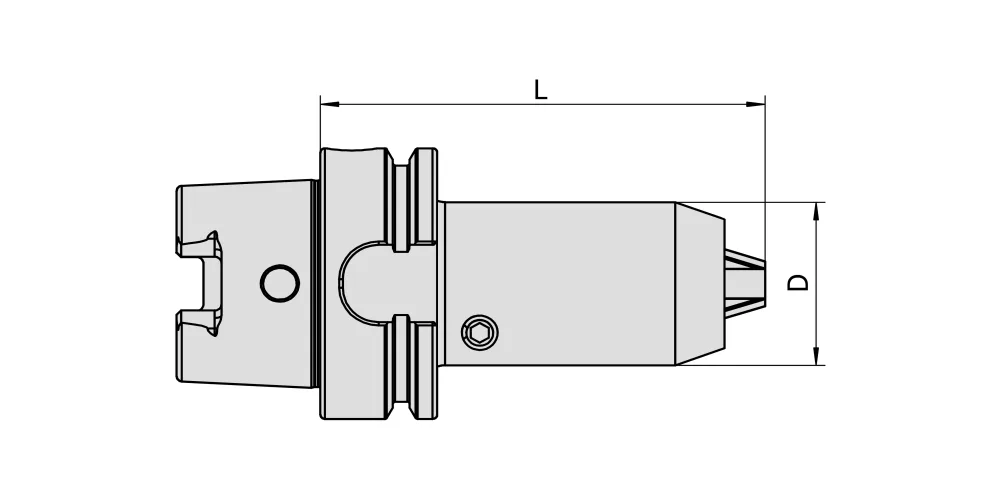Патрон сверлильный прецизионный HSK63A-CPU16-100 MetalCraft, арт. 00096095: фото 2
