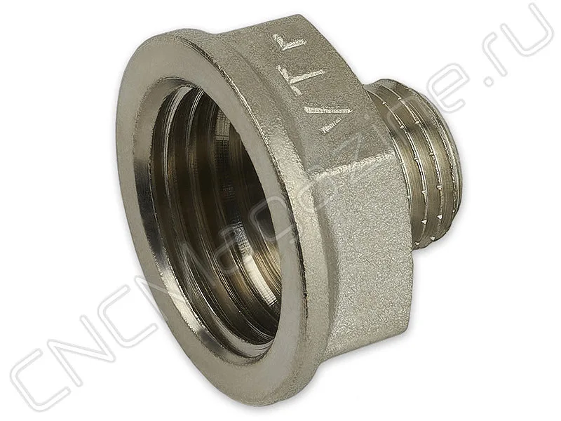 Переходник ВН-НР с резьбы 1/2" на 1/4" для магнитного основания для трубок СОЖ CNCM, арт. 15793: фото 2