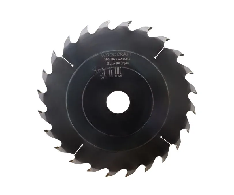 Пила дисковая WoodCraft 350х50х3.6/2.5/24z