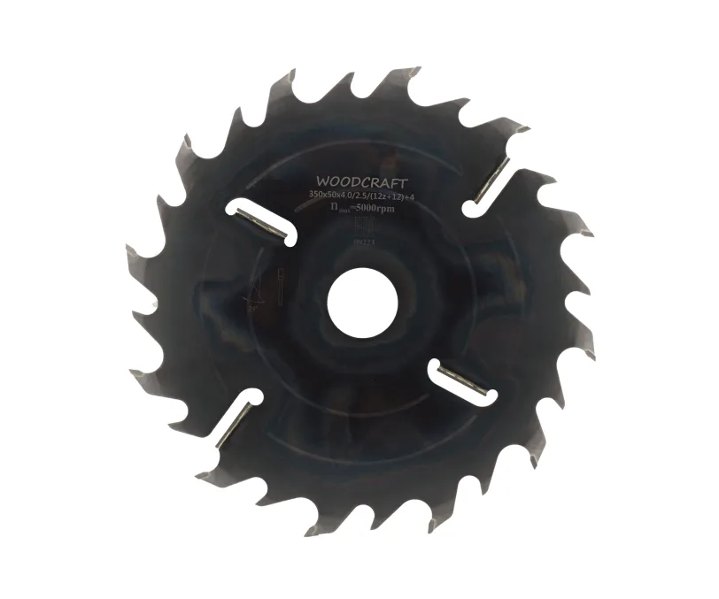 Пила дисковая WoodCraft 350х50х4.0/2.5/(12z+12)+4