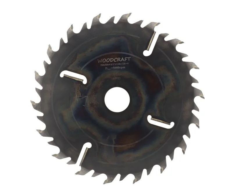 Пила дисковая WoodCraft 350х50х4.0/2.5/(18z+18)+4