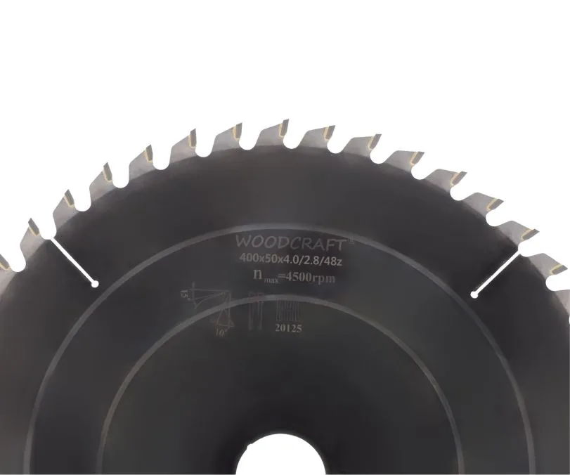 Пила дисковая WoodCraft 400х50х4.0/2.8/48z: фото 2