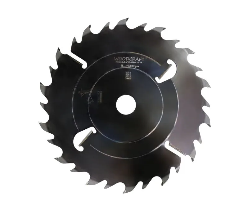 Пила дисковая WoodCraft 450х50х4.6/3.0/(14z+14)+4