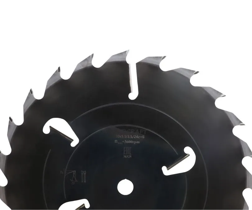 Пила дисковая WoodCraft 500х30х5.1/3.5/24z+6: фото 2
