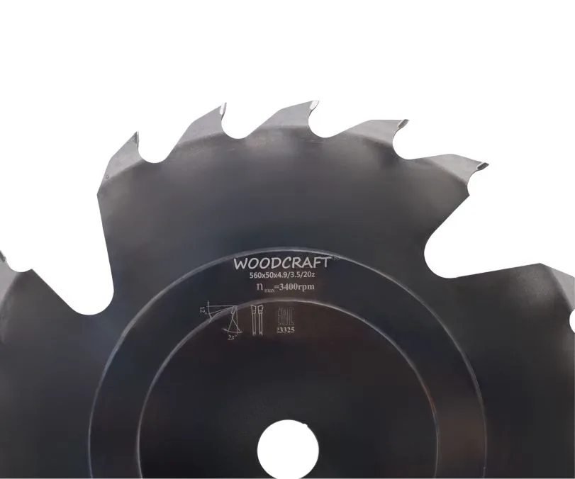 Пила дисковая WoodCraft 560х50х4.9/3.5/20z (GANIBAL): фото 2