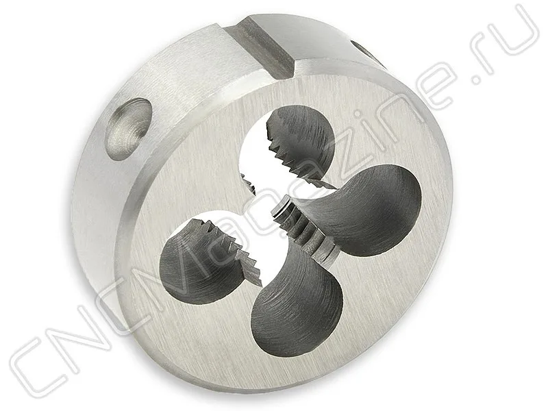 Плашка круглая для метрической резьбы M12x1.75 ISO2568 P6M5 (HSS) CNCM, арт. 11860
