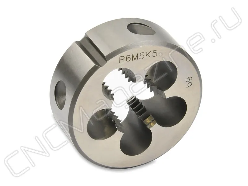 Плашка круглая для метрической резьбы М18х2.5 д45 ISO2568 Р6М5К5 (HSS-E) CNCM, арт. 23443