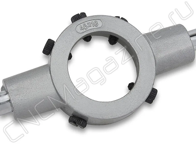 Плашкодержатель М16-М20 посад D45х18 мм L-450 мм CNCM, арт. 19707: фото 2