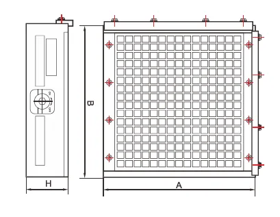 Постоянный магнитный стол PMSC-5060 для станка, механический MetalCraft, арт. 00137892: фото 3